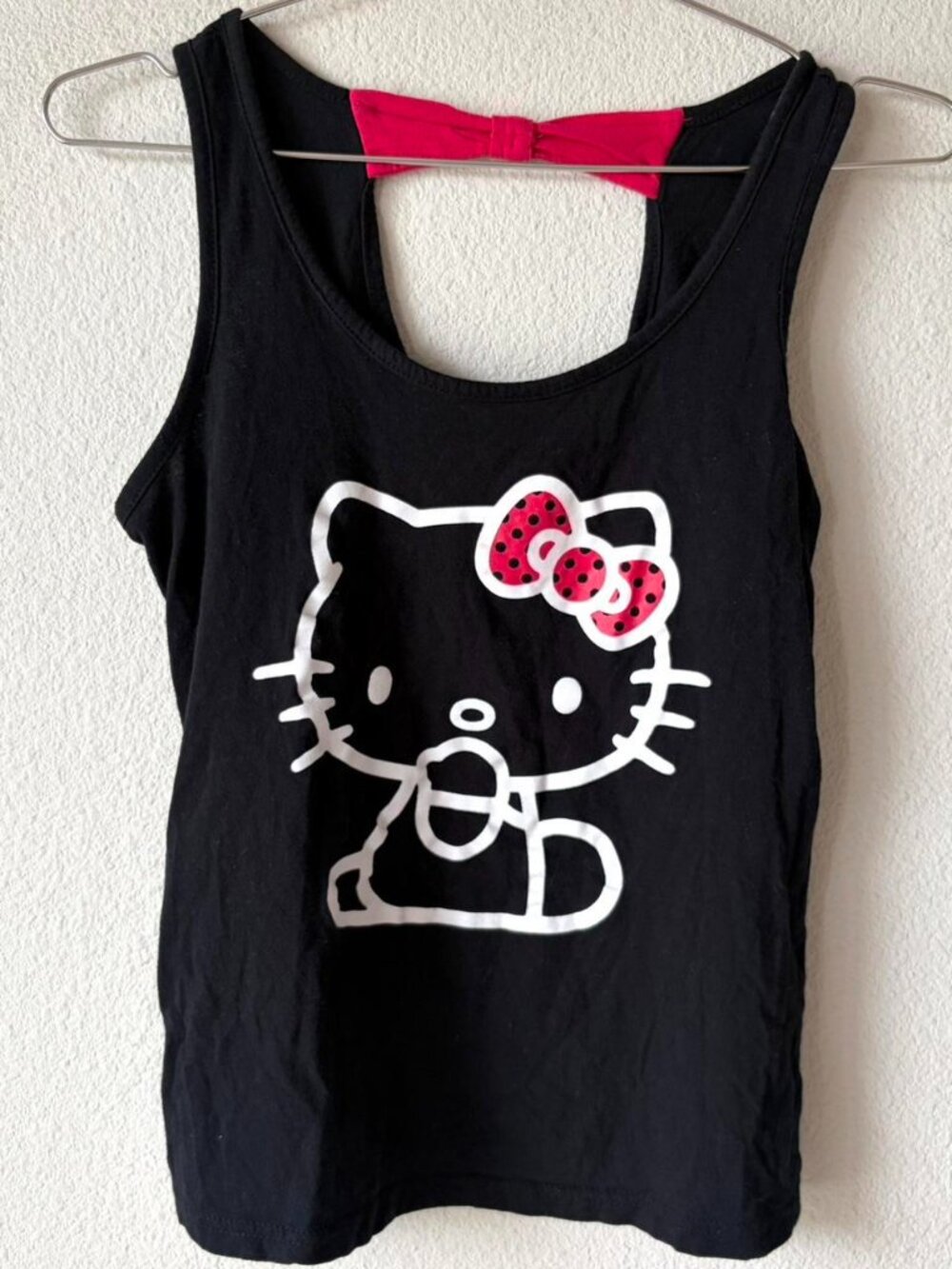 2014 Hello Kitty Vintage Black Tank Top Women's Small
